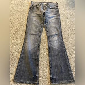 Citizens of humanity grey low rise bootcut size 26